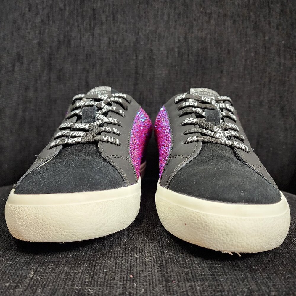 Vintage Havana Bamba Wild Black & Pink Sneakers - Woman's Size 8 - Picture 3 of 12